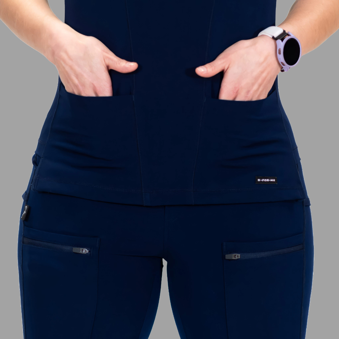 Jogger Quirúrgico Azul Marino Mujer Antifluido, Scrubs 300