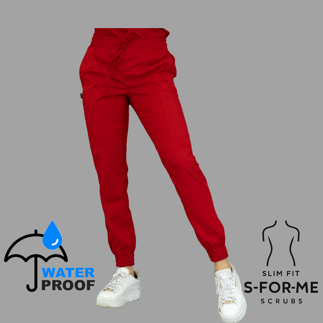 Jogger Mujer 501 Quirurgico Rojo lotus