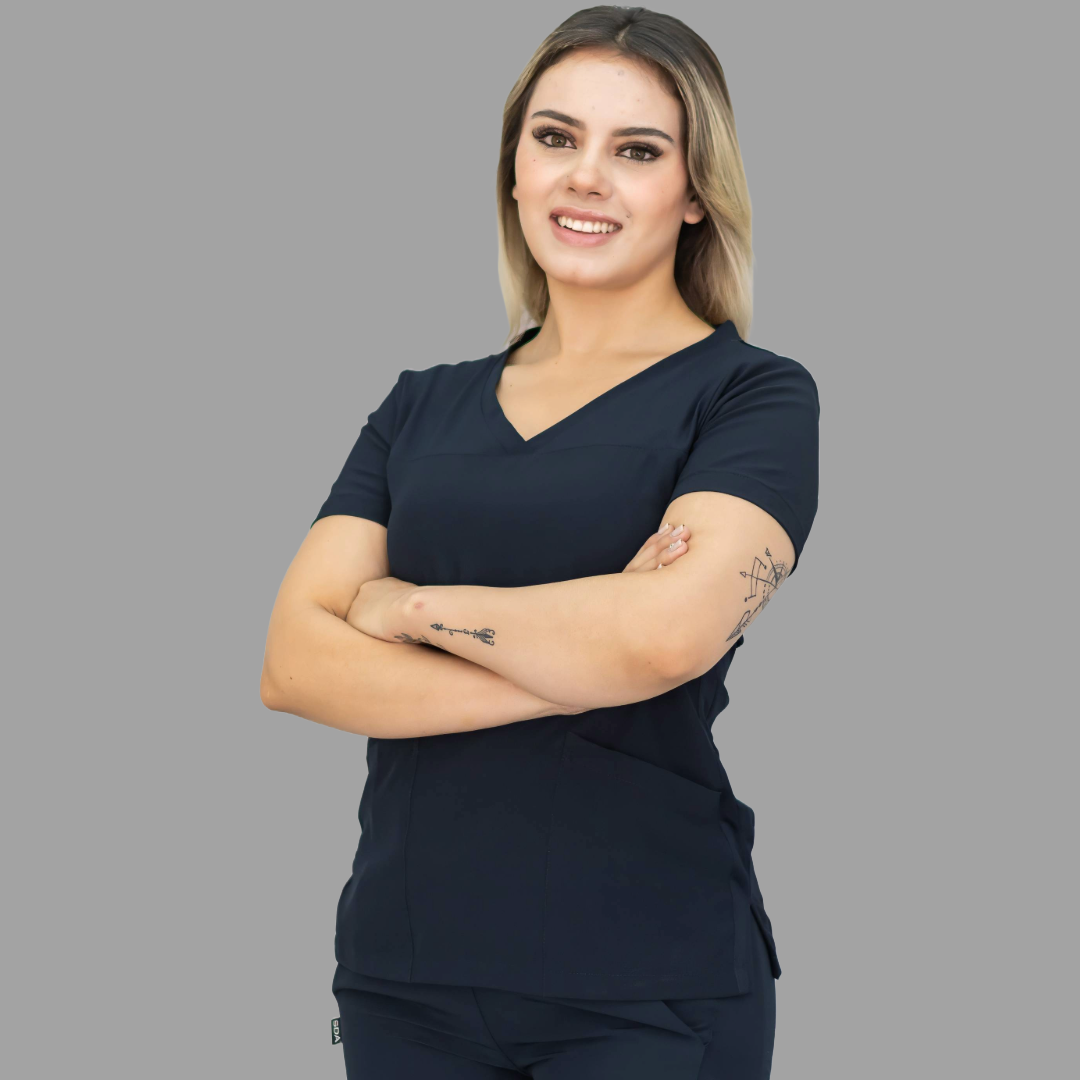 Filipina Mujer 530 Quirúrgica Azul Mno, Scrubs 530