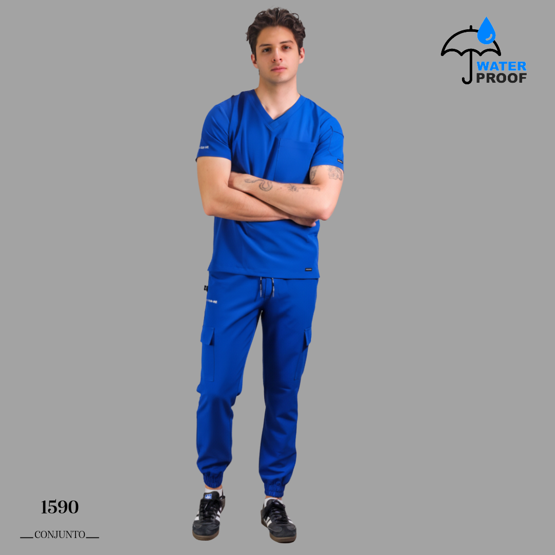 Conjunto (Filipina+Pantalón) 300 Hombre Super Stretch, Regular Fit