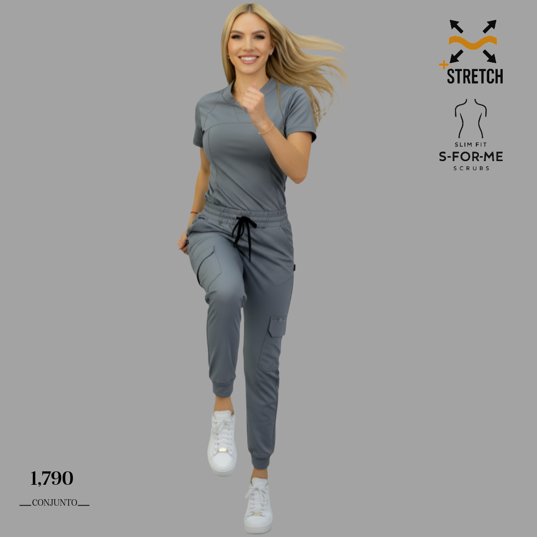 Conjunto (Filipina+Pantalón) Mujer 910 Super Stretch, Slim Fit