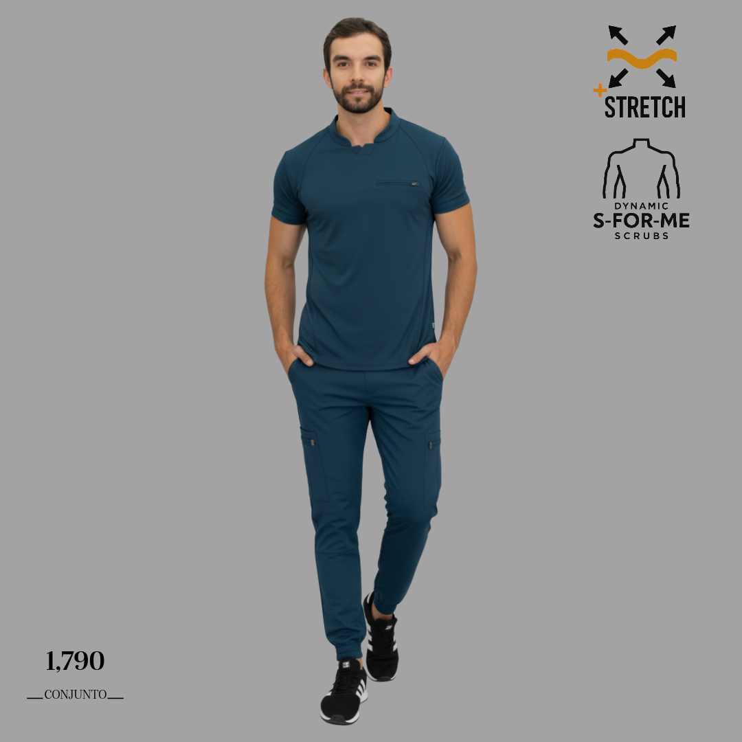 Conjunto (Filipina+Pantalón) Men 910 Super Stretch, Regular Fit