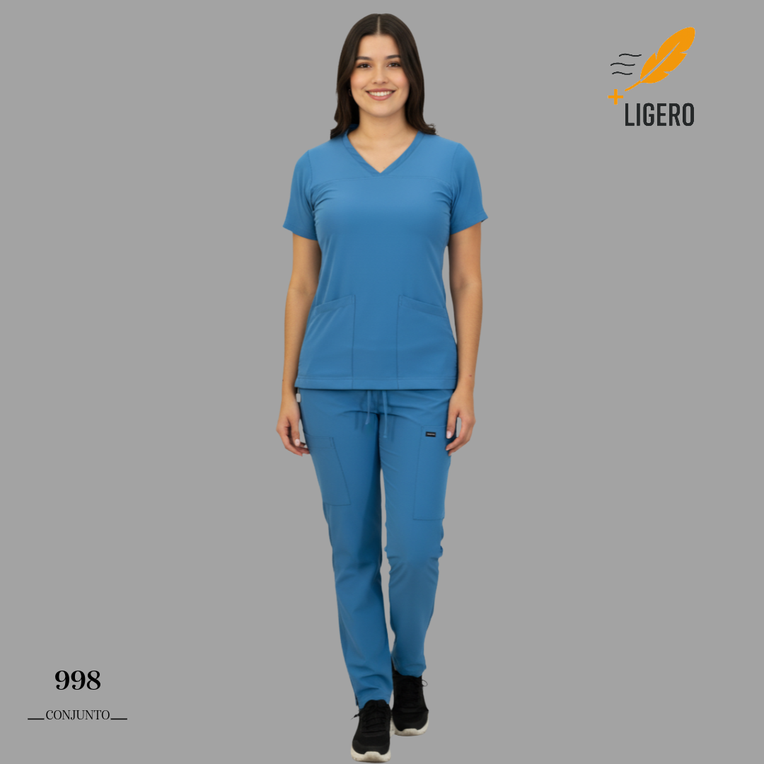 Conjunto (Filipina+Pantalón) Mujer 530 Anti Fluido