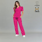 Filipina Quirúrgica Mujer 940 Rosa Fucsia Super Stretch — vista 4 de 4