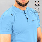 Filipina Quirúrgica Azul Cielo Hombre, Scrubs 901 Super Stretch