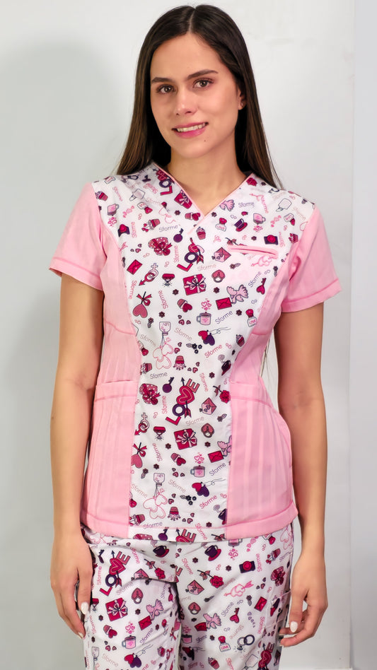 Filipina 501 Love Princesa rosa Pastel Mujer FW