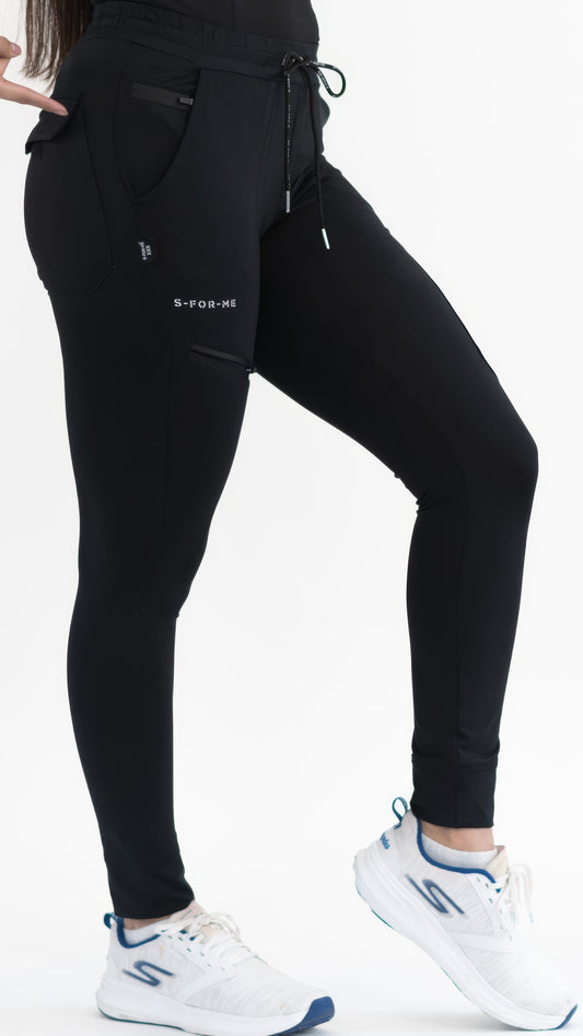 Jogger Quirúrgico Super Stretch Negro Mujer, Scrubs 905