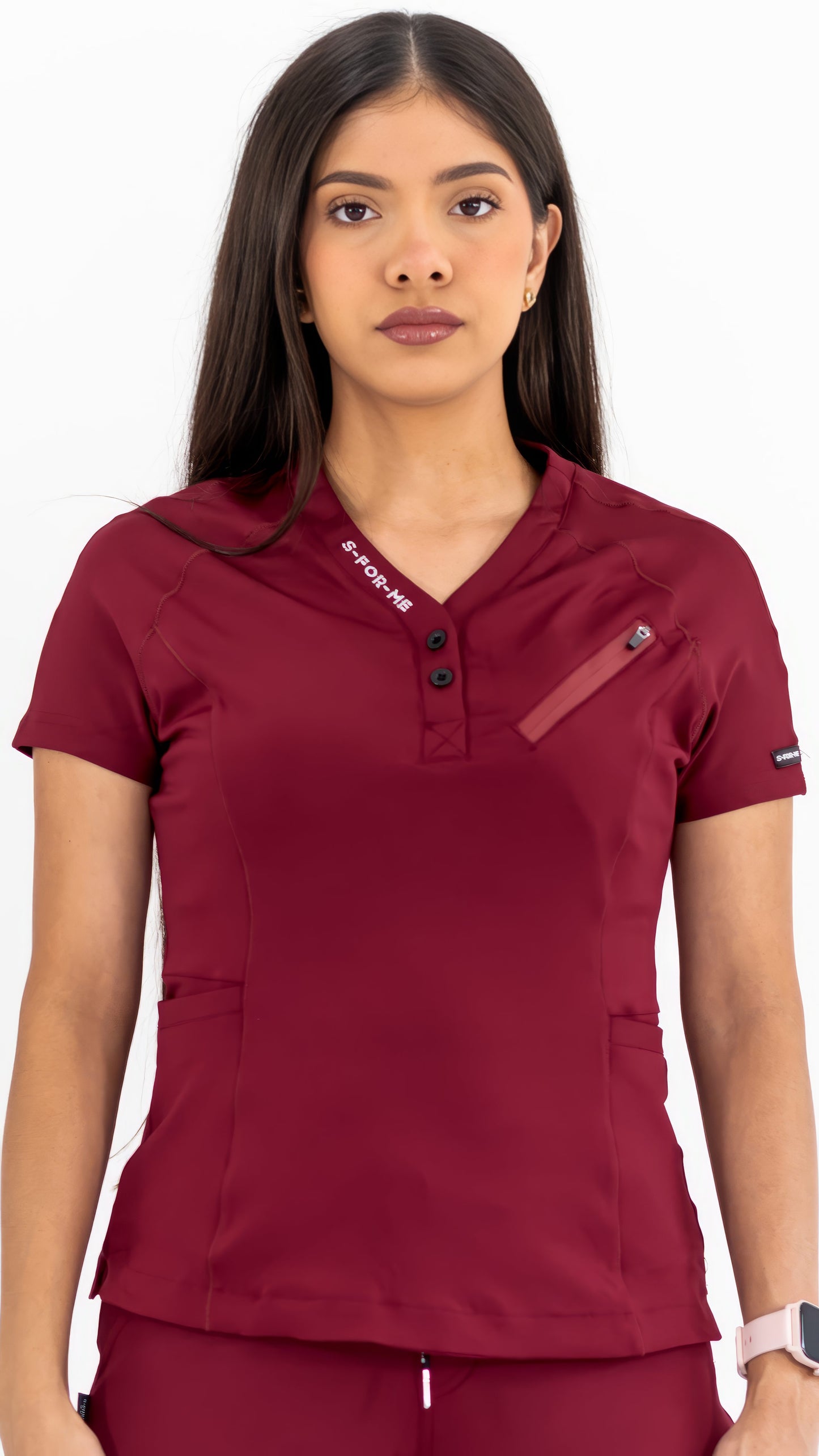 Filipina Quirúrgica Super Stretch Vino Mujer, Scrubs 905