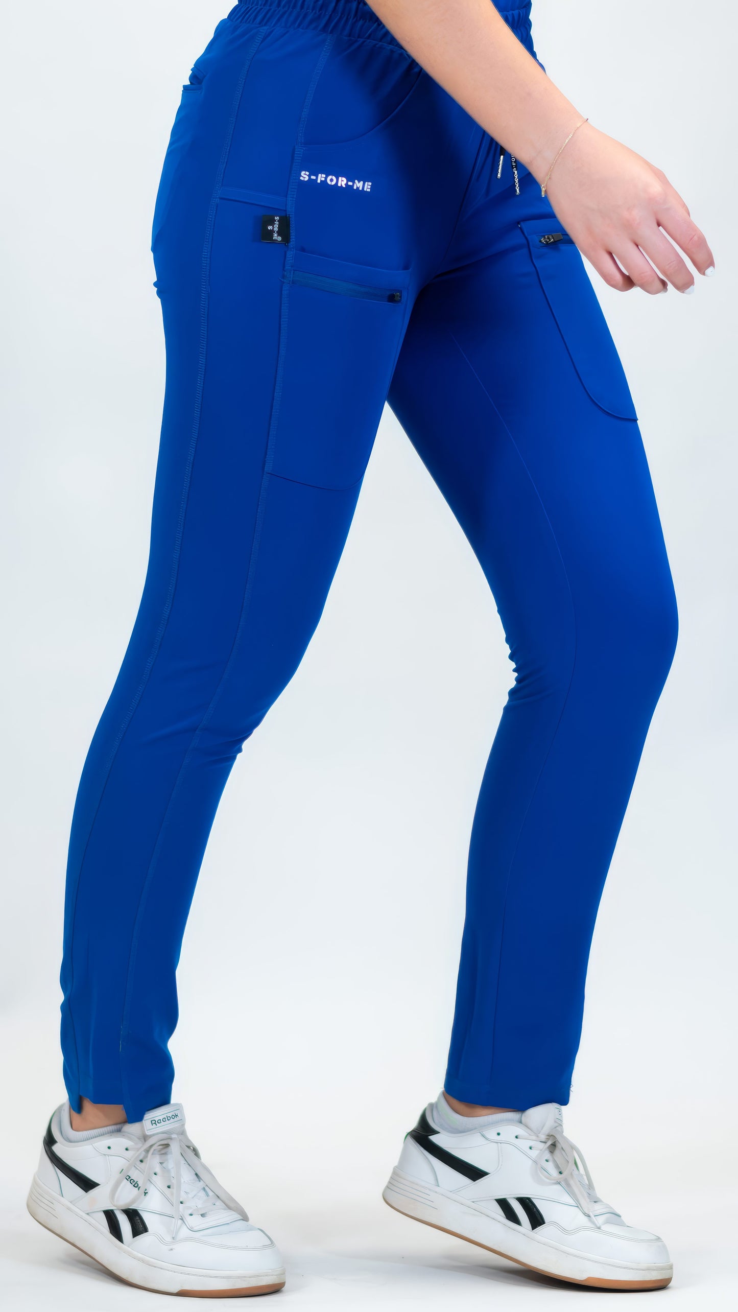 Pantalón Quirúrgico, Scrubs Antifluido Mujer 300 Azul