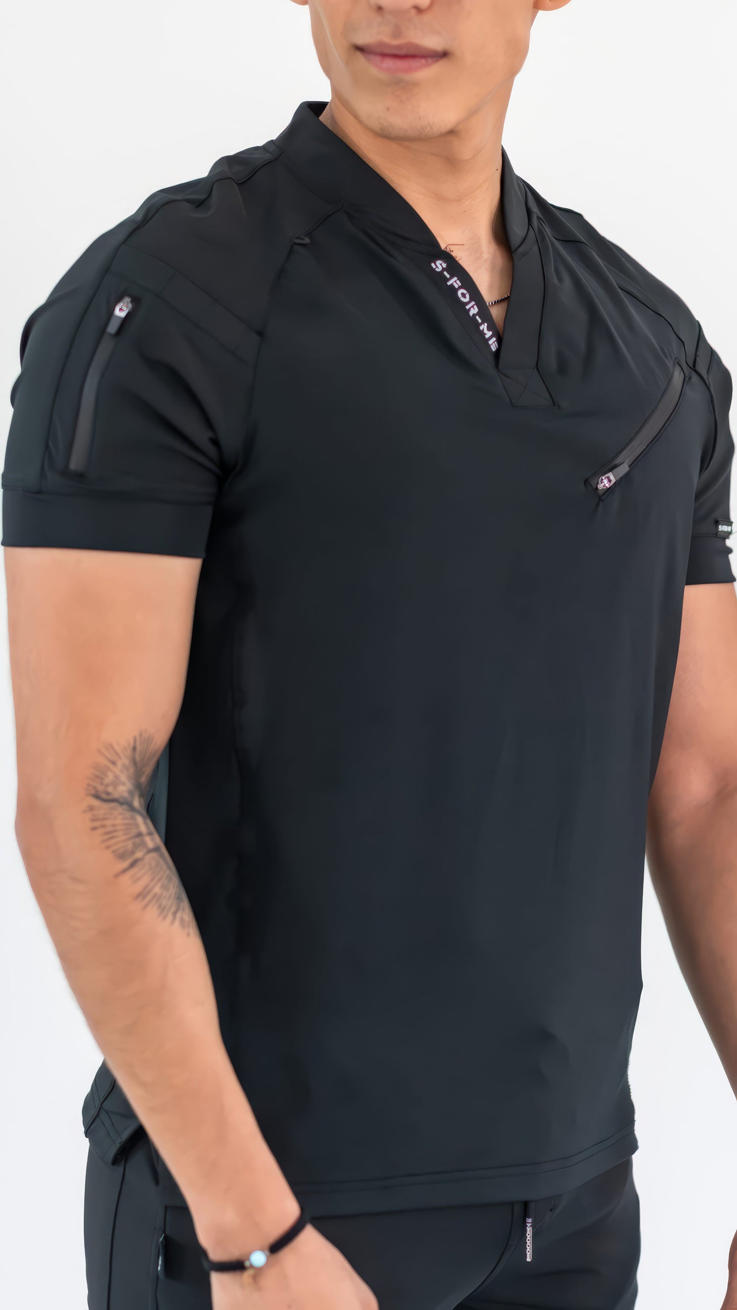 Filipina Quirúrgica Super Stretch Negra Hombre, Scrubs 905