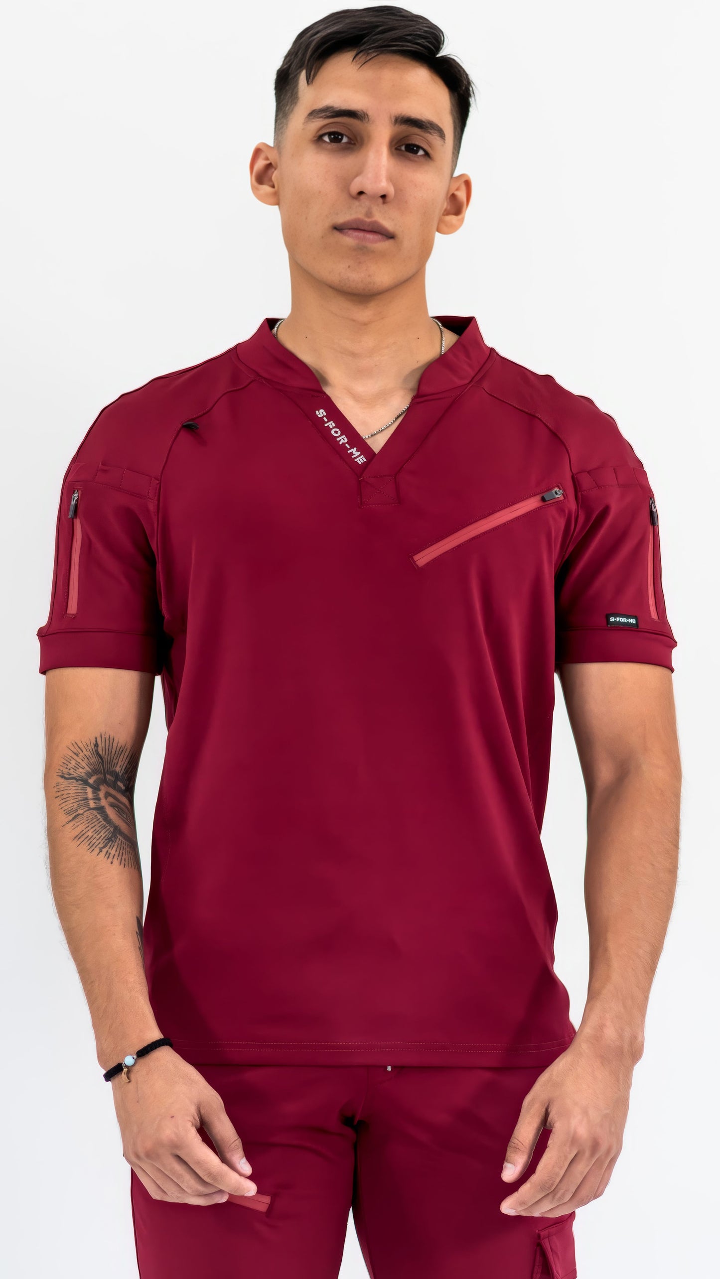 Filipina Quirúrgica Super Stretch Vino Hombre, Scrubs 905