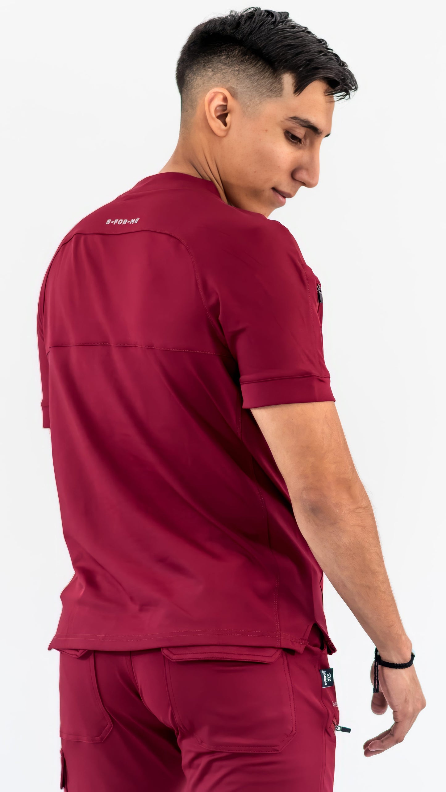 Filipina Quirúrgica Super Stretch Vino Hombre, Scrubs 905