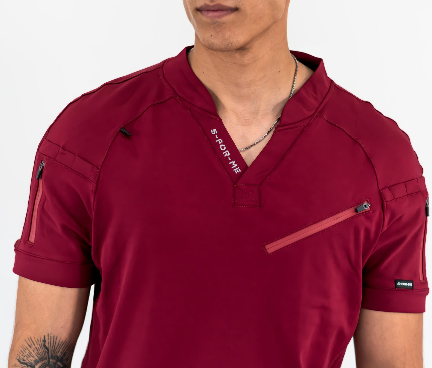 Filipina Quirúrgica Super Stretch Vino Hombre, Scrubs 905