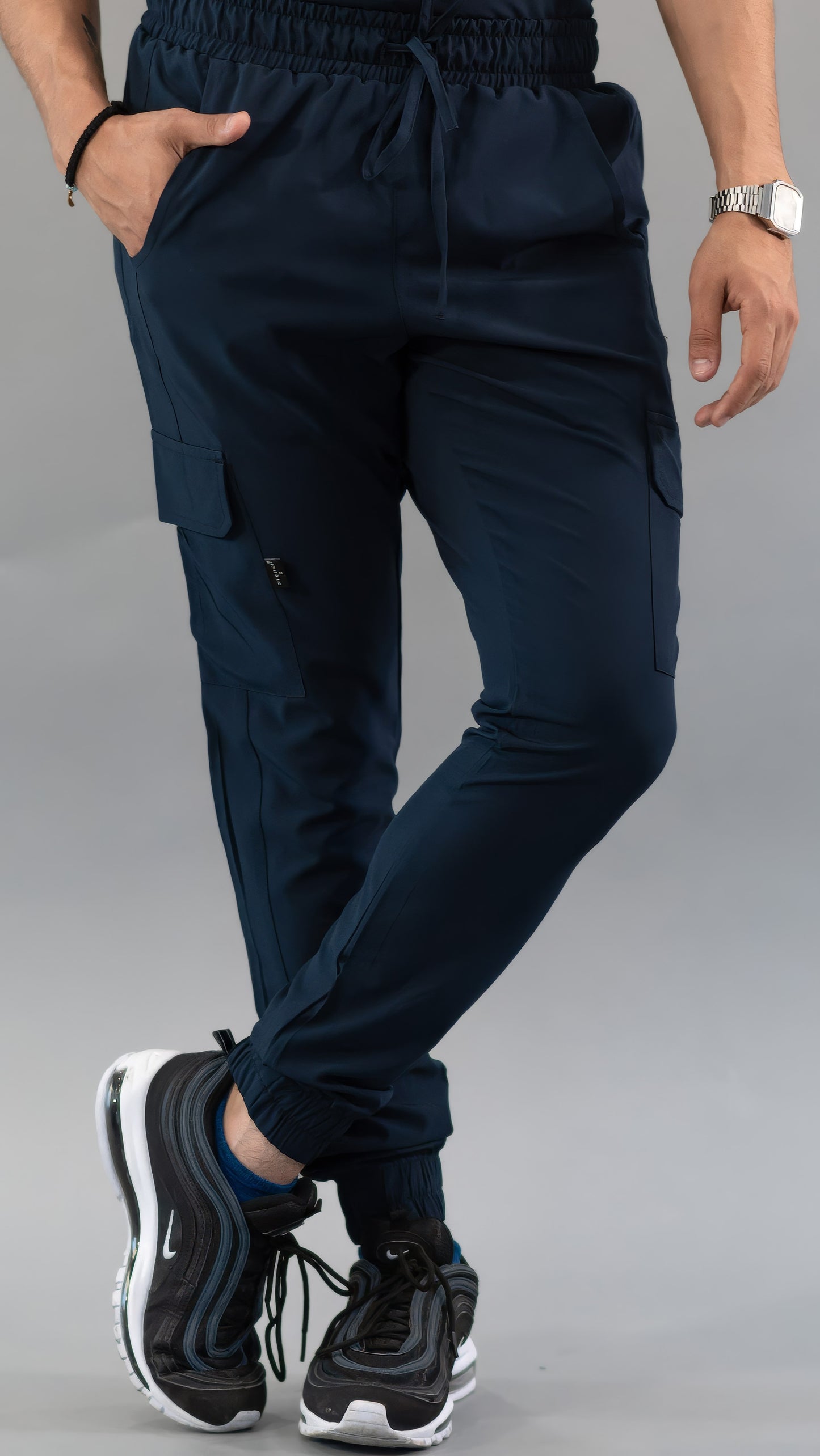 Jogger Quirúrgico Skinny, Azul Mno F.W Hombre, Scrubs 520