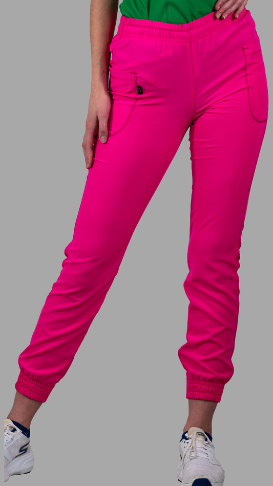 Jogger 2 Bolsas Mujer 401 Fucsia F.W