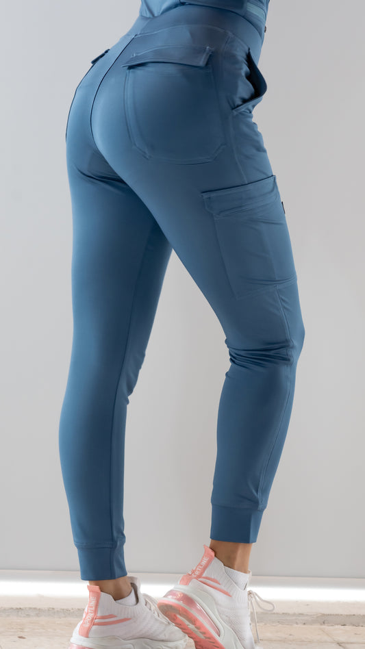 Jogger Quirúrgico, Scrubs Super Stretch Mujer 901 Azul Cornflower