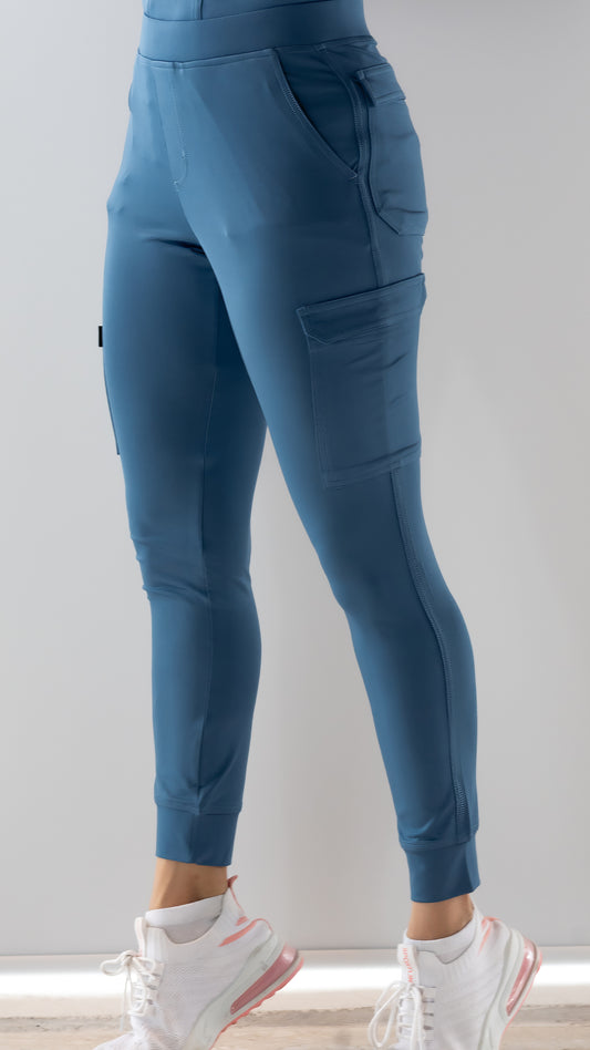 Jogger Quirúrgico, Scrubs Super Stretch Mujer 901 Azul Cornflower