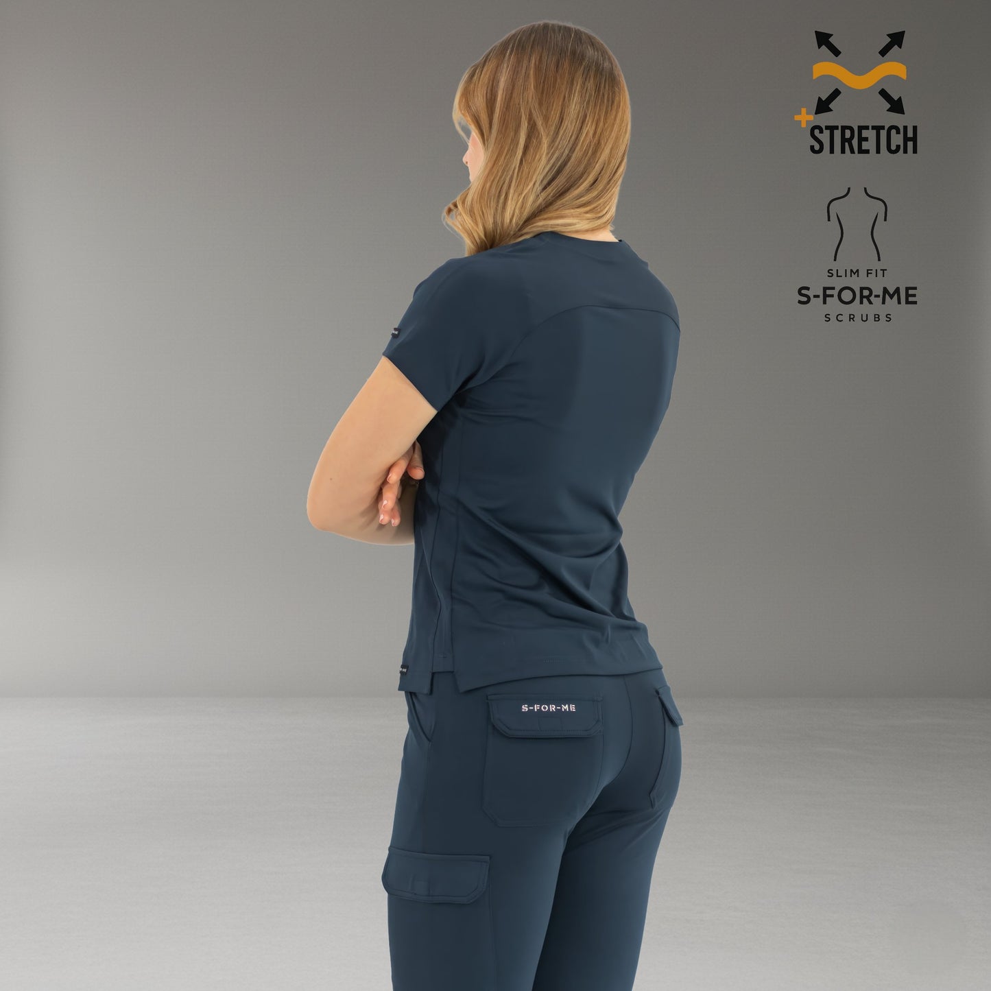 traje quirurgico mujer azul marino