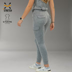 Jogger Quirúrgico Mujer Super Stretch Gris Jaspeado, Scrubs 905
