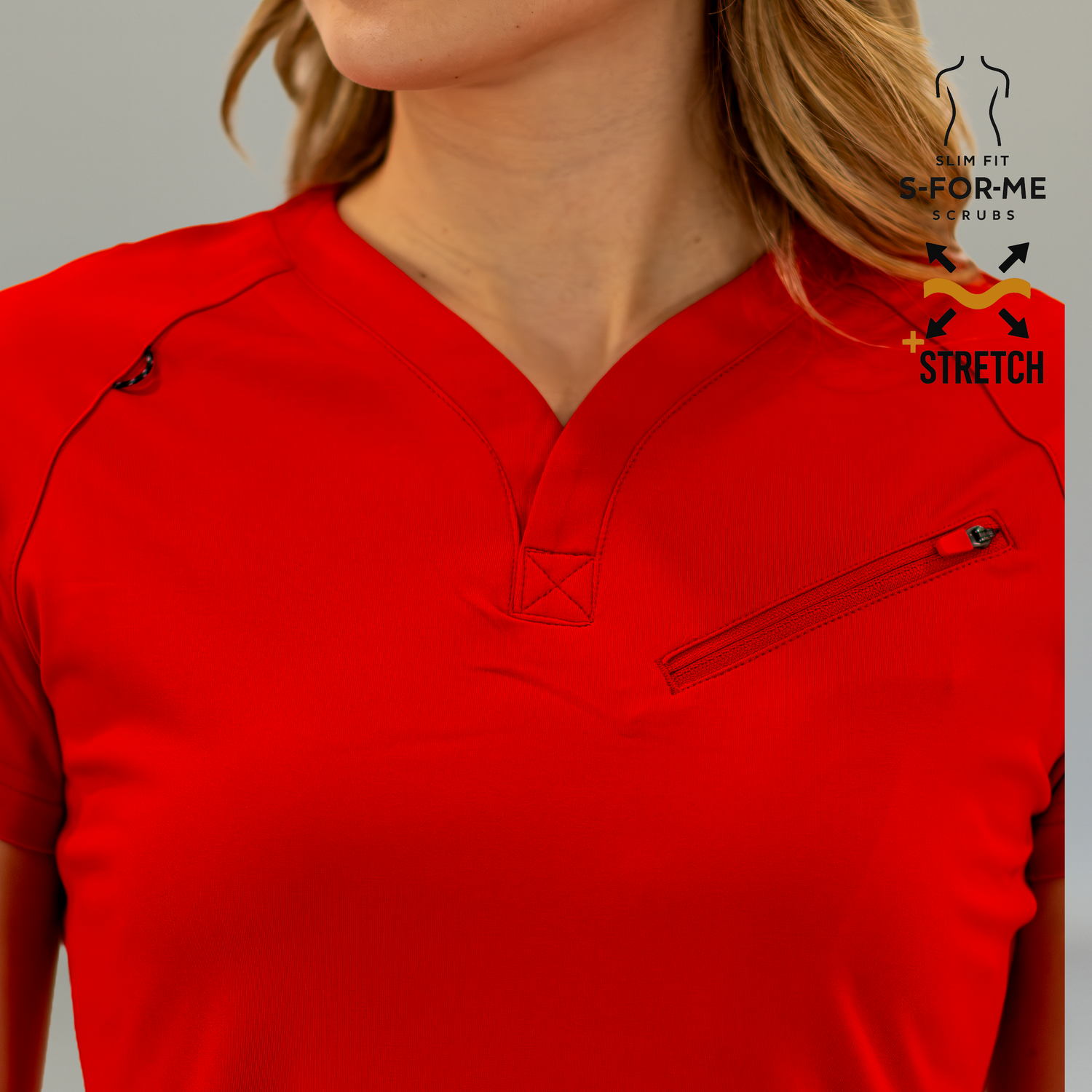 quirurgicos en color rojo para dama