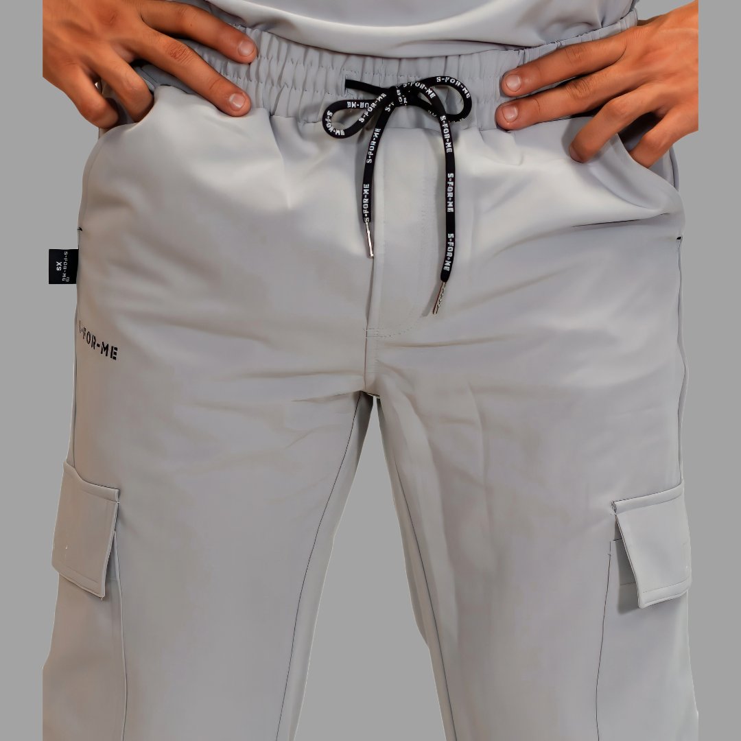 Jogger Quirurgico Antifluido Hombre Gris Perla, Scrubs 300