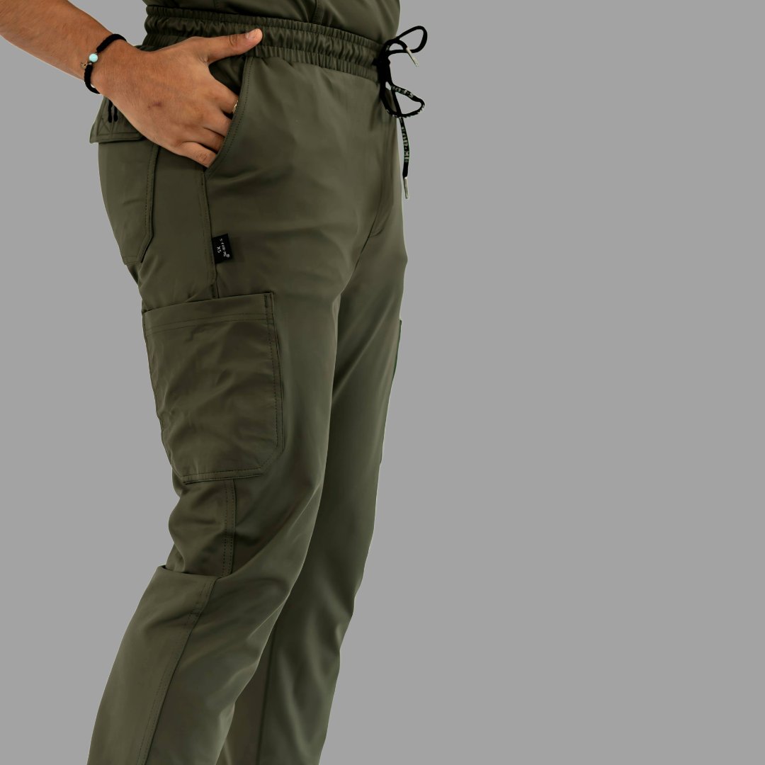 Men's Pants 930 Olive Green Super Stretch, Scrubs 930