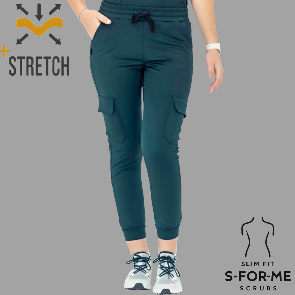 Conjunto Quirúrgico Súper Stretch Mujer – Estilo 910 Azul Petróleo