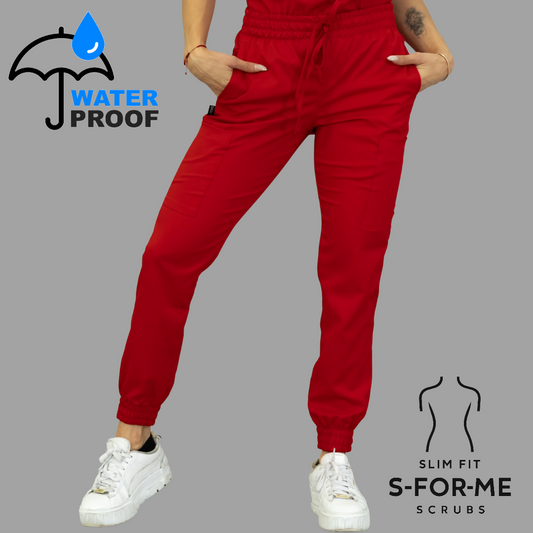 Jogger Mujer 501 Quirurgico Rojo lotus