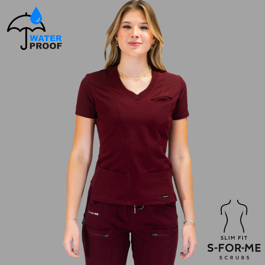 Filipina Quirúrgica Vino Mujer Antifluido, Scrubs 300