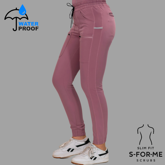 Jogger Quirúrgico Palo de Rosa Mujer Antifluido, Scrubs 300