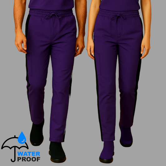 Pantalón Quirúrgico 500 Unisex Basic Morado Antifluido-cloro resistente Scrubs 500 FW
