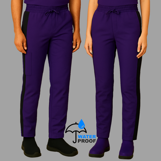 Pantalón Quirúrgico 500 Unisex Basic Morado Antifluido-cloro resistente Scrubs 500 FW