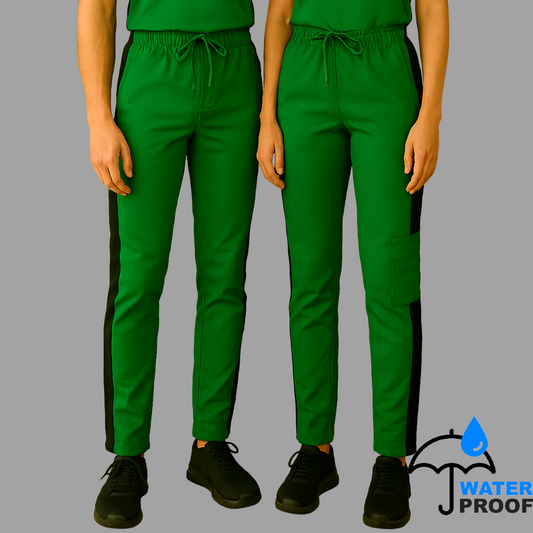 Pantalón Quirúrgico 500 Unisex Basic Verde Bandera Antifluido-cloro resistente Scrubs 500 FW