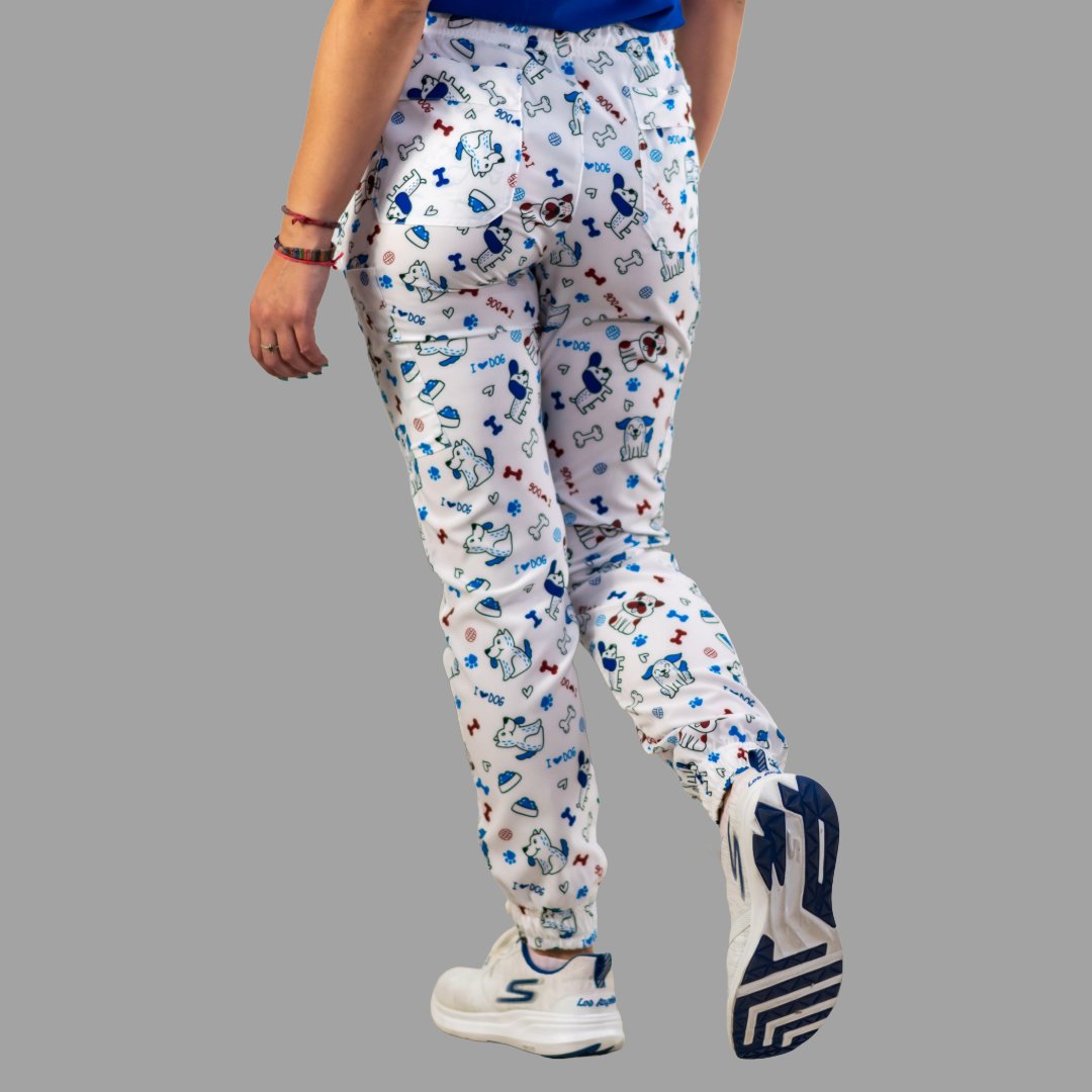 Jogger estampado Love Dog 6 bolsas Mujer FW