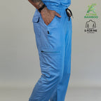 pantalon bamboo hombre 511 plumbago cintura ajustable Sandel Medica