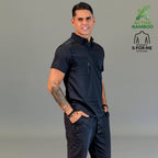 jogger bamboo hombre 510 negro vista posterior Sandel Medica
