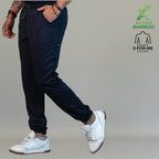 jogger bamboo hombre 510 azul marino tela bambu antibacterial Sandel Medica