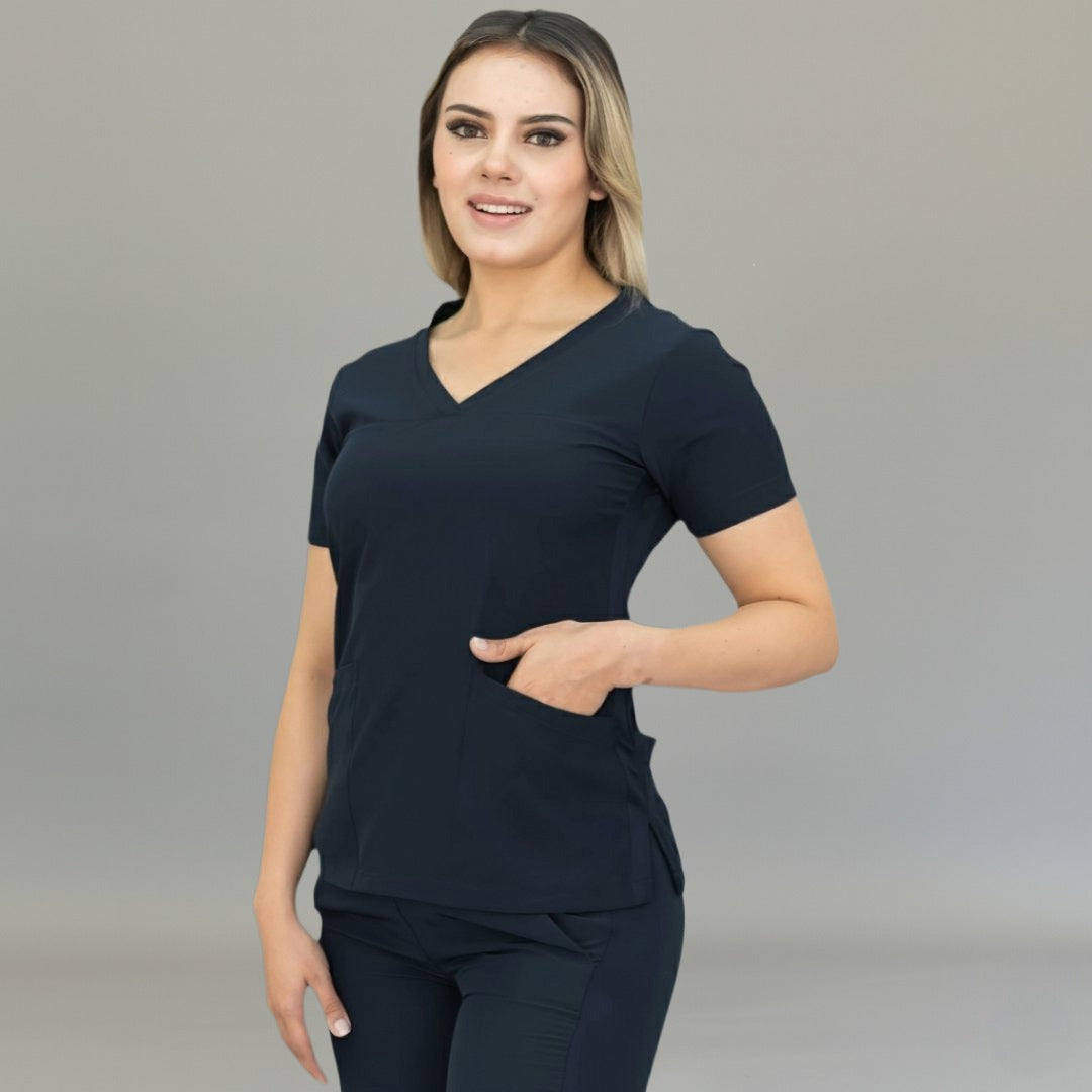 Filipina Mujer 530 Quirúrgica Azul Marino, Scrubs 530