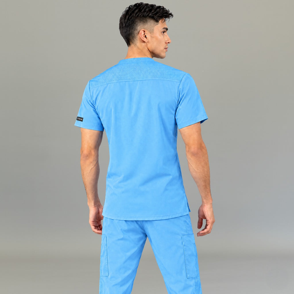 Pantalón Quirúrgico 530 Hombre Azul Cielo Corte Relajado