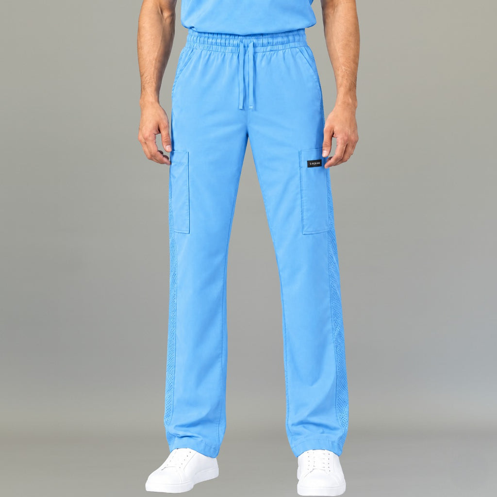 Pantalón Quirúrgico 530 Hombre Azul Cielo Corte Relajado