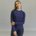 Blusa Interior Mujer Manga Larga | Azul Marino Súper Stretch — imagen principal del producto