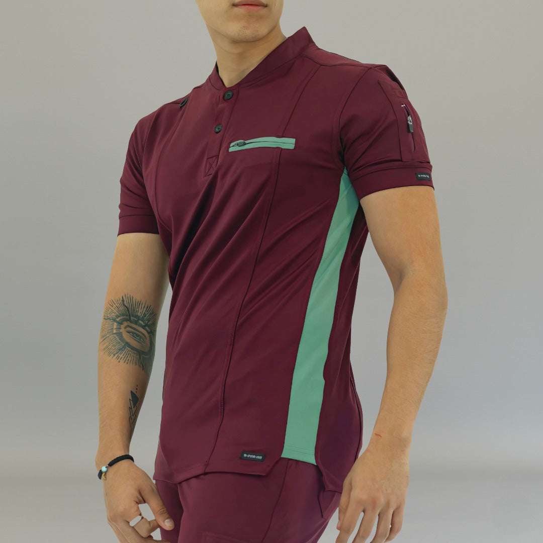 filipina quirurgica 930 hombre vino verde petroleo imagen 2 Sandel Medica