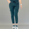 jogger médico azul petróleo mujer Estilo 910 corte slim fit diseño anatómico super stretch