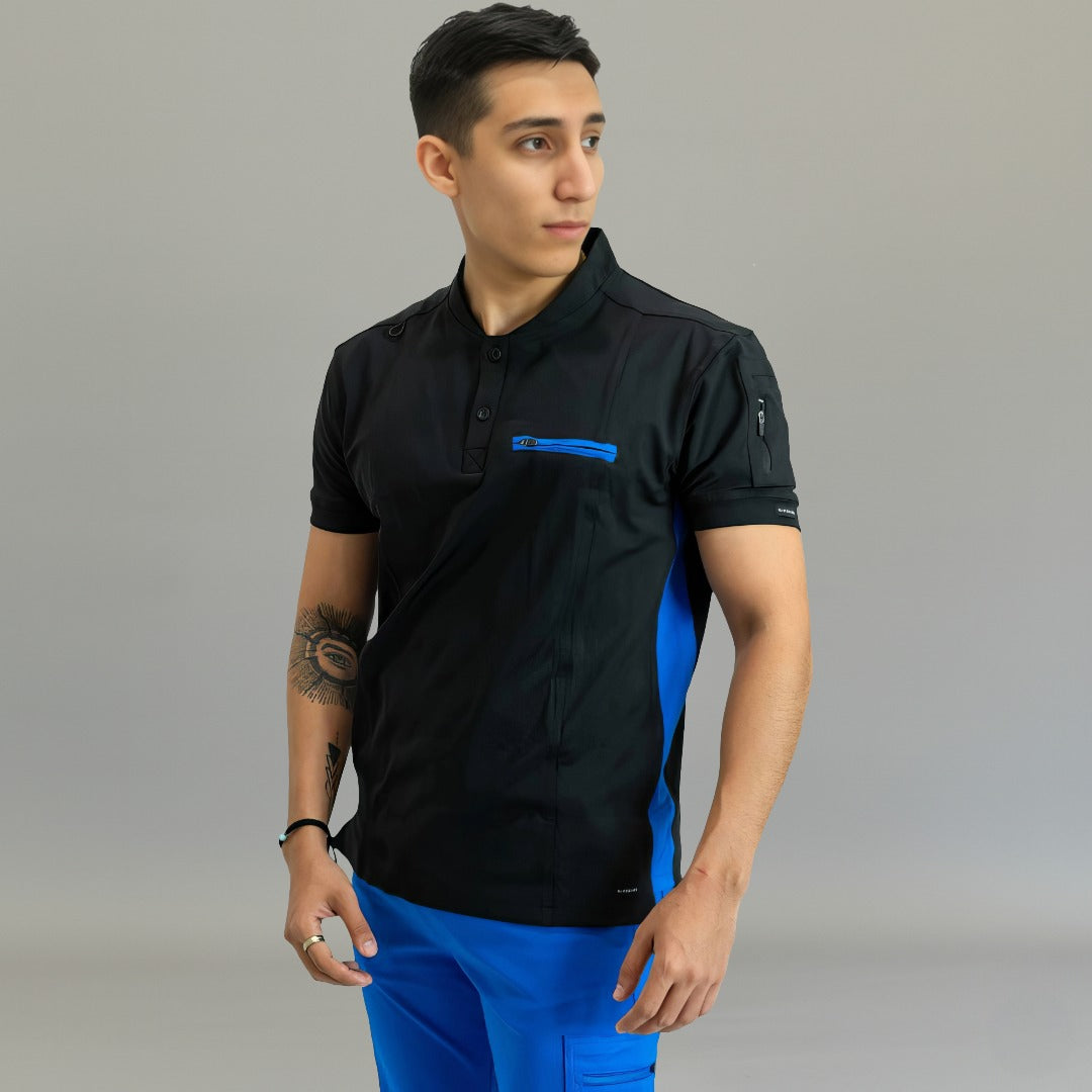 Filipina Quirúrgica 930 Hombre Negro y Azul Rey