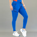 Jogger mujer 905 azul rey, vista frontal de tres cuartos