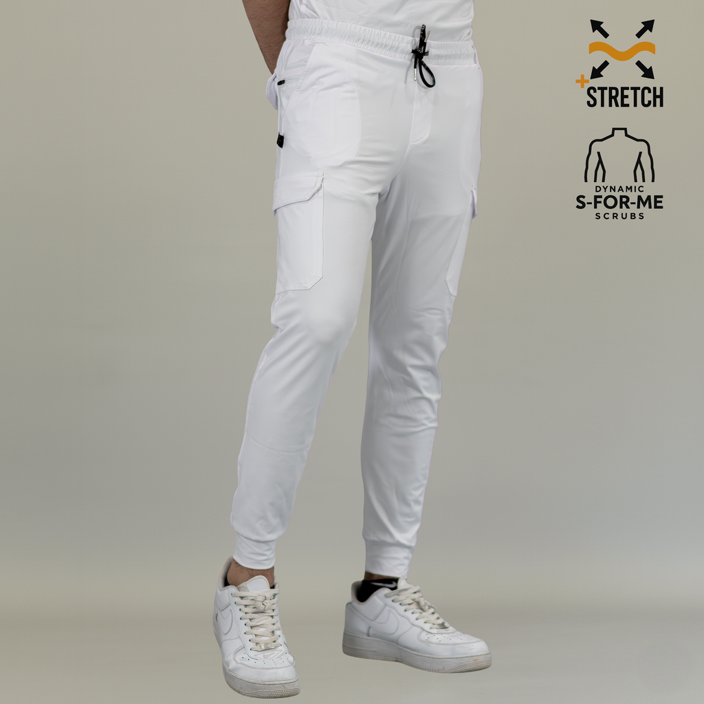 Conjunto Quirúrgico Hombre · Modelo 901 Super Stretch · Blanco