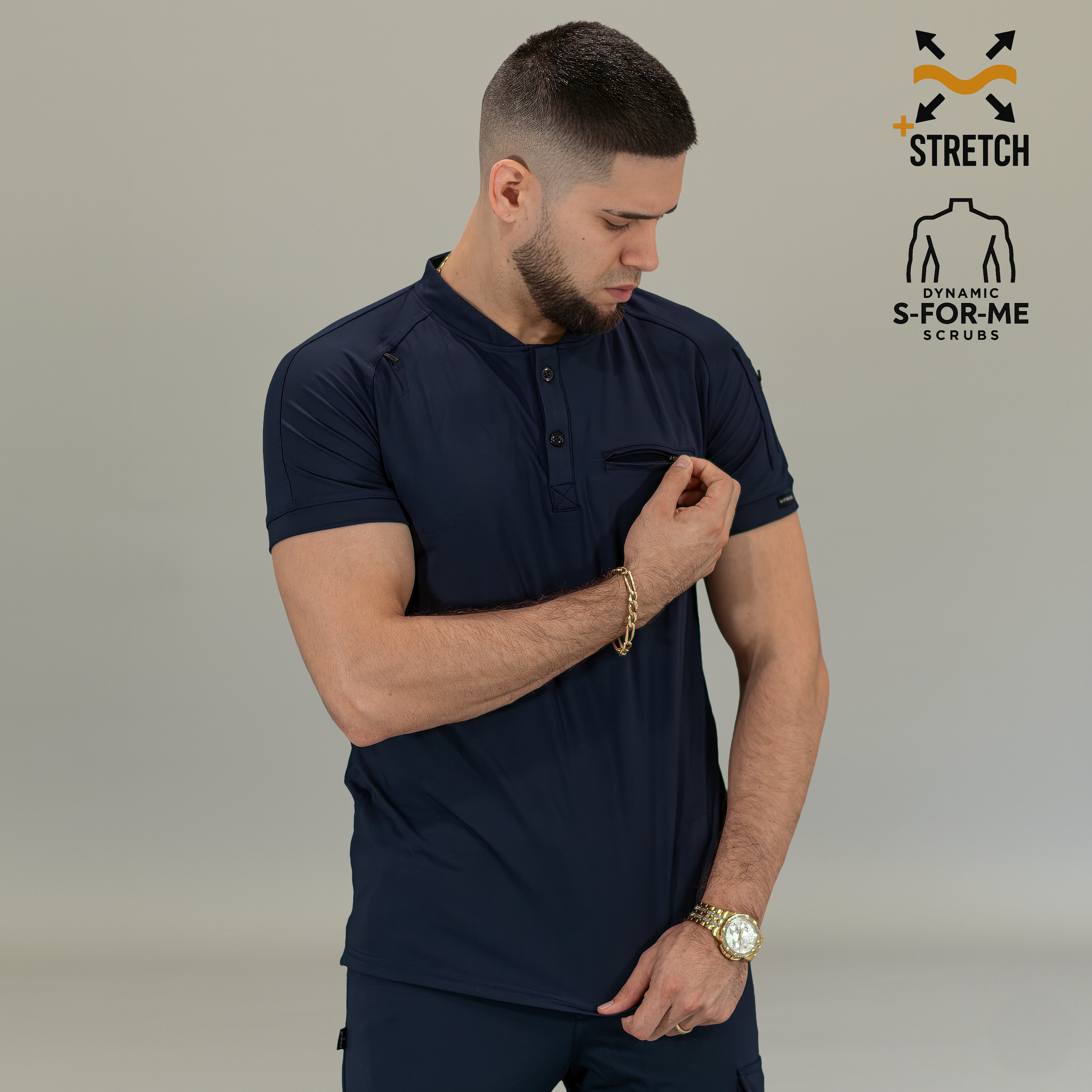 uniformes azul marino