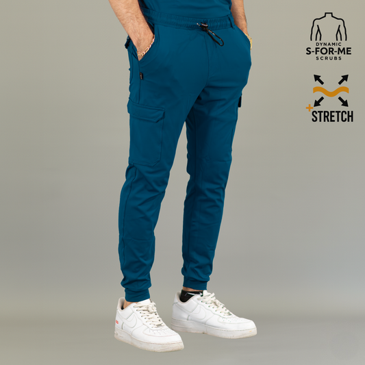 traje quirurgico azul caribe hombre