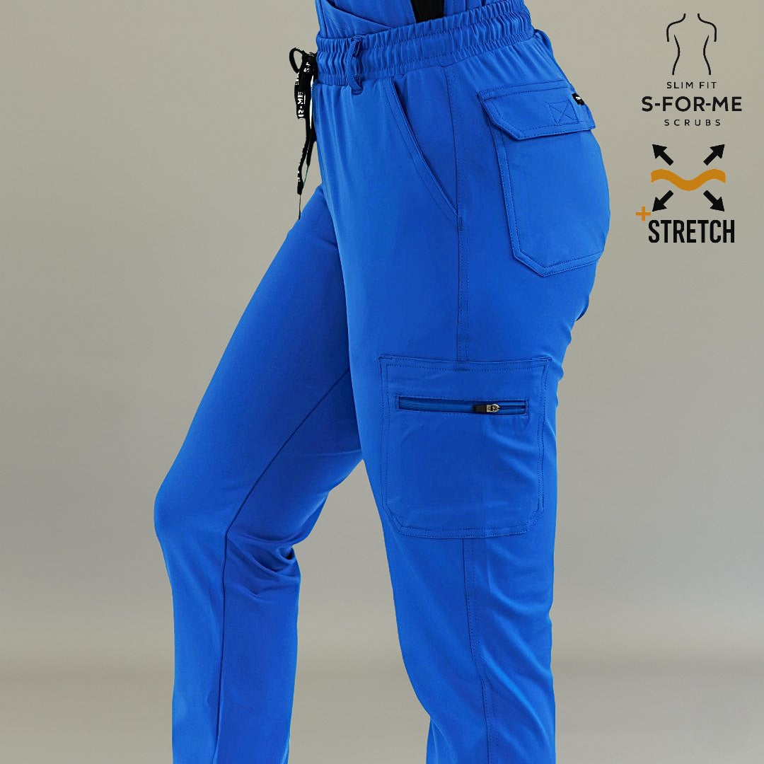 Pantalón Médico Quirúrgico para Mujer Color Azul Rey Superstretch