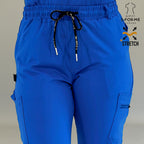 Pantalón Médico Quirúrgico para Mujer Color Azul Rey Superstretch
